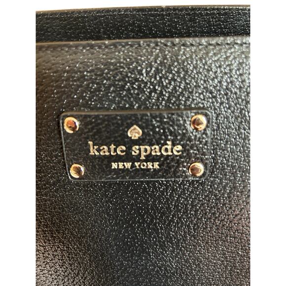 Kate Spade Wellesley Elena Pebbled Black Leather  Shoulder Bag- NWOT - Picture 4 of 8